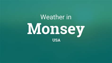 Monsey (10952) weather forecast for the next 15 days. . 10952 weather